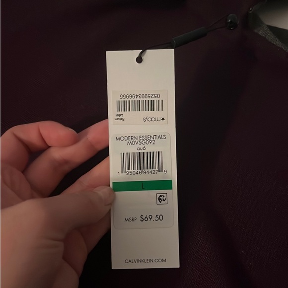 Calvin Klein NWT Women’s Turtleneck Color Block Sweater - Picture 6 of 7